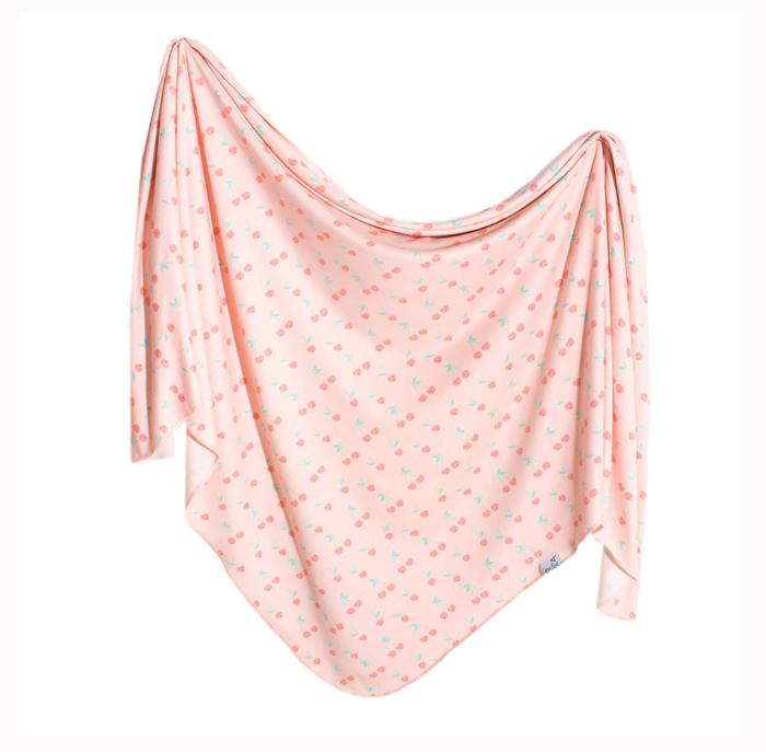 Cheery Swaddle Blanket