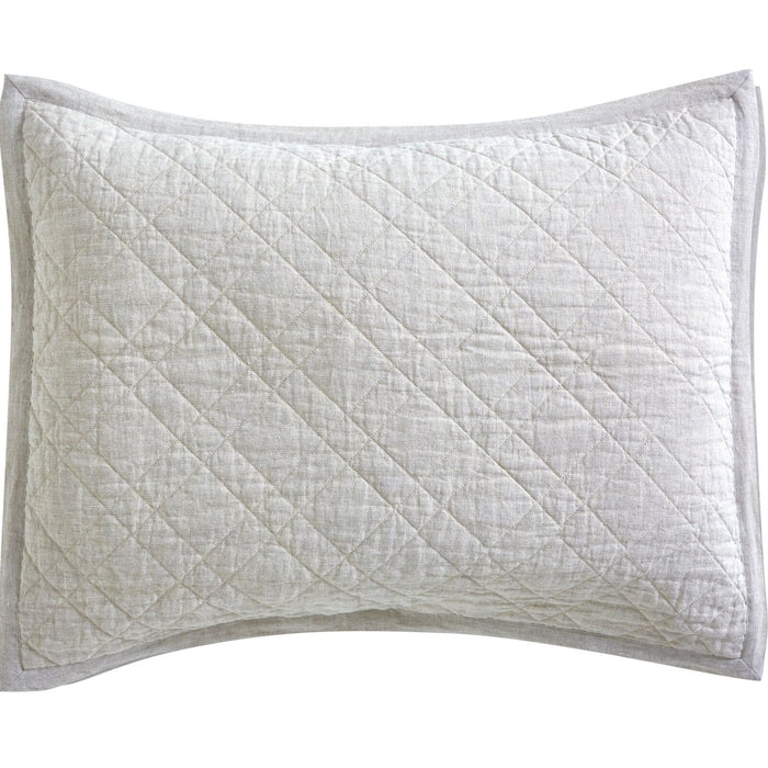 Chloe European Linen Diamond Sham Sham By Orchids Lux Home