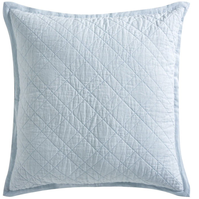 Chloe European Linen Diamond Sham Sham By Orchids Lux Home