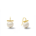 CC & Co by Catherine Carino Classic Forever Fave Pebble Pearl Earring - Medium