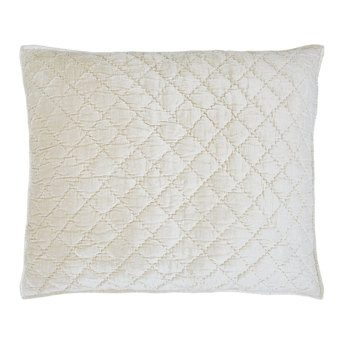Clermont Diamond Velvet Sham Sham By Orchids Lux Home