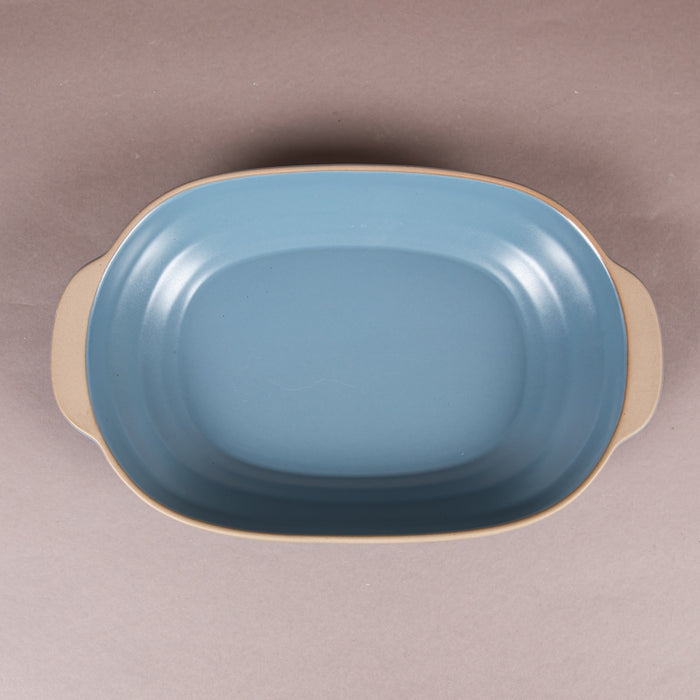 CLYDE OVAL BAKING DISH 37CM BLUE (202029091)