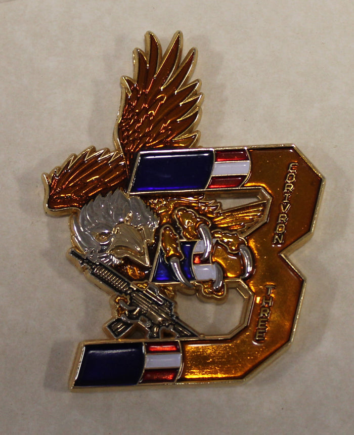 Coastal Riverine Squadron Three / III / 3 CORIVRON Chief Navy Challenge Coin