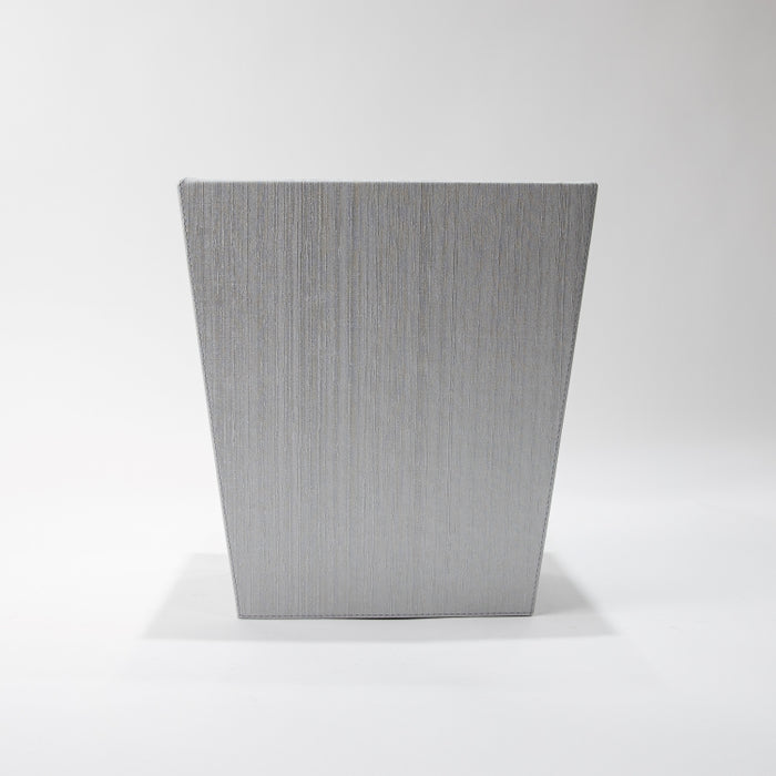 CONIC WASTE BASKET SILK SILVER (202042181)
