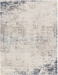 Contemporary Abstract Beige, Tan and Charcoal Machine Woven Area Rug - The Rug Decor