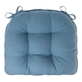 Cotton Duck Extra Thick Colonial Blue Dining Chair Cushions - Barnett Home Decor - Federal Blue