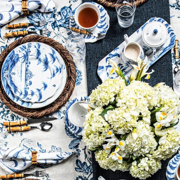 Country Estate Hostess Tray - Delft Blue