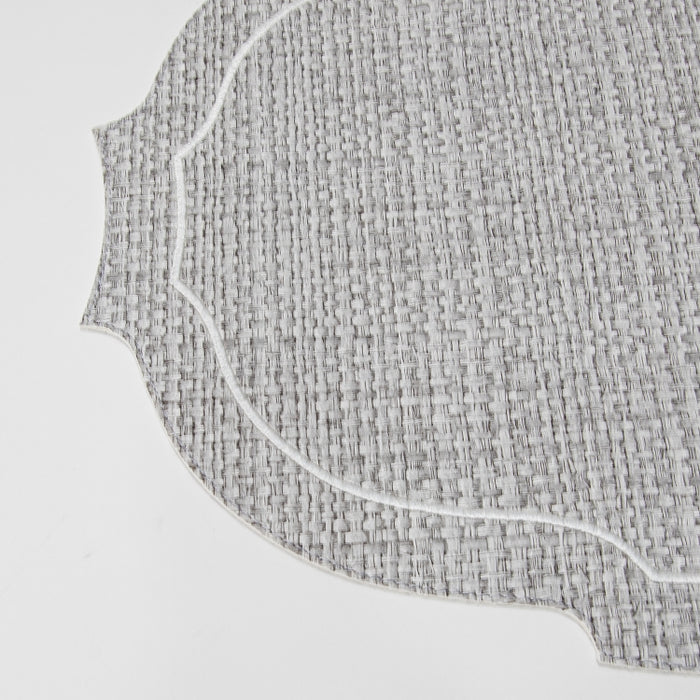 CROWN PLACEMAT W/LINE RFYA GREY (202055071)
