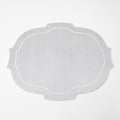 CROWN PLACEMAT W/LINE SILK SILVER (202055091)