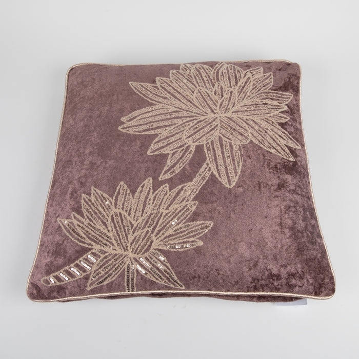 CUSHION FLOWER BLUSH 45X45 (327131016)