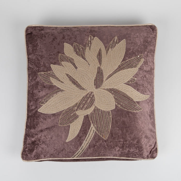 CUSHION FLOWER BLUSH 45X45 (327131017)