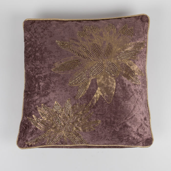 CUSHION FLOWER BLUSH 45X45 (327131018)