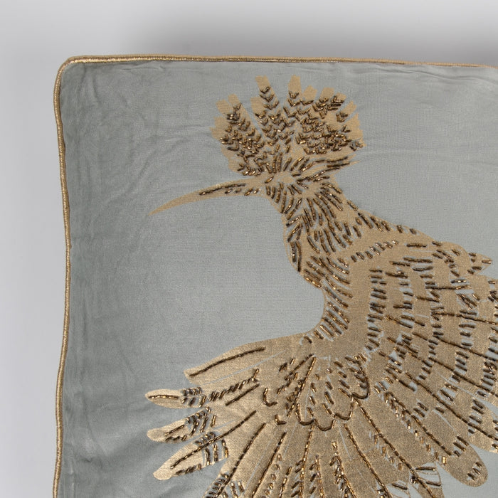 CUSHION HOOPOE MINT 45X45 (327131019)