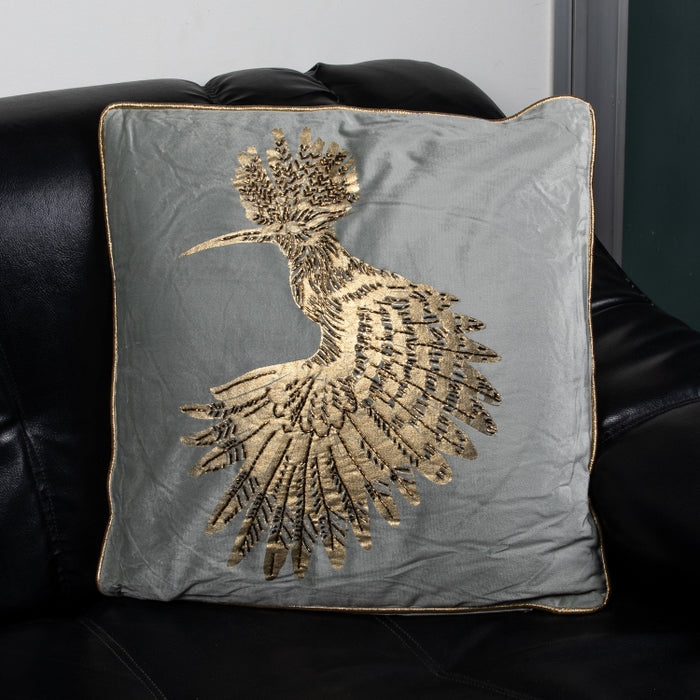 CUSHION HOOPOE MINT 45X45 (327131019)