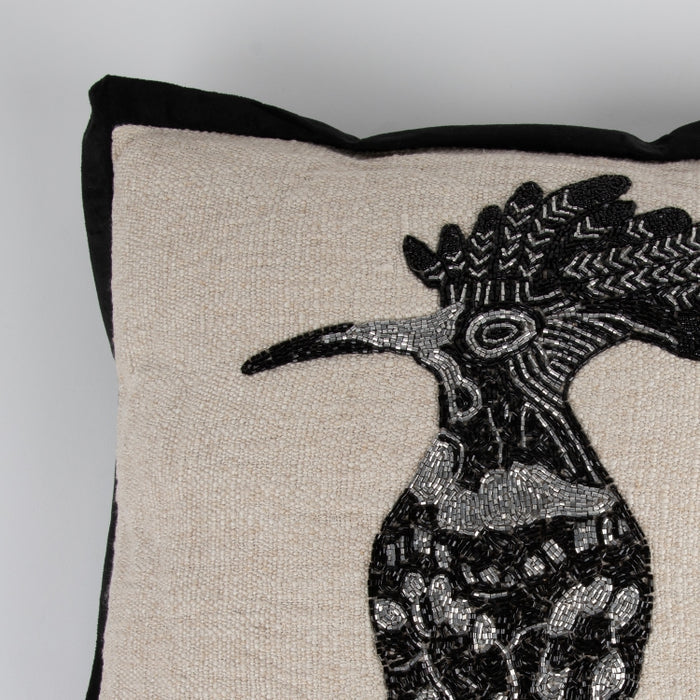 CUSHION HOOPOE NTR/BLACK 45X45 (327131013)