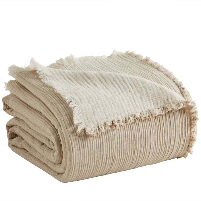 Dana Cotton Blanket Blanket By Orchids Lux Home