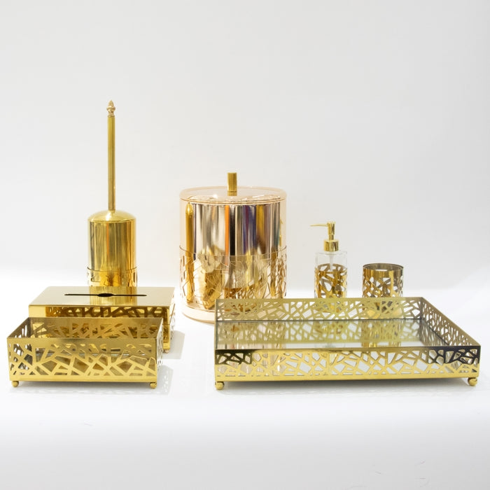 DAZHANG-7PCS BATHROOM SET GOLD (264846595)