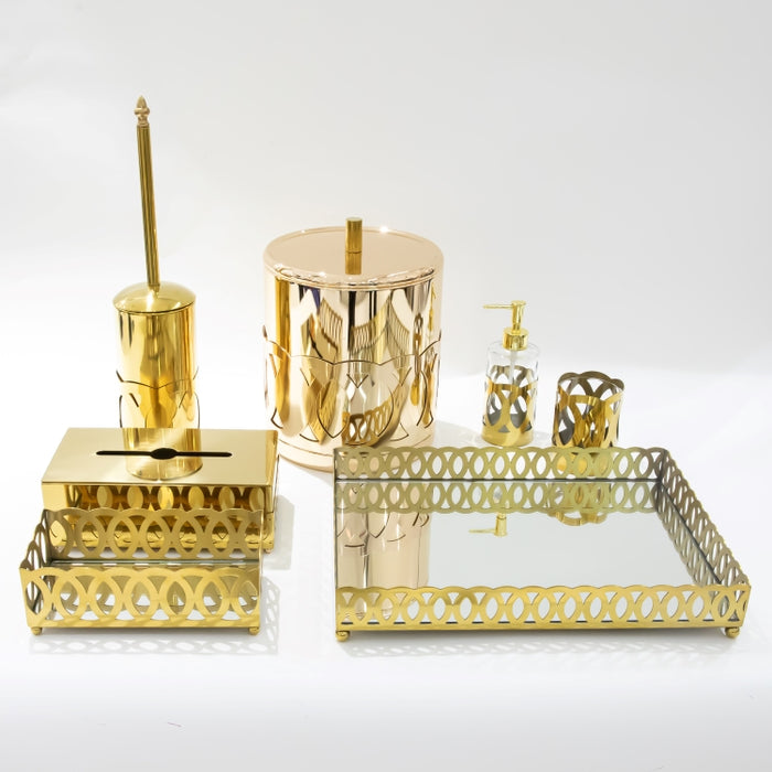 DAZHANG-7PCS BATHROOM SET GOLD (264846611)