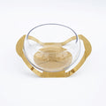 DAZHANG-GLASS SERVING BOWL GOLD (202029300)