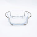 DAZHANG-GLASS SERVING BOWL SLVR (202029298)