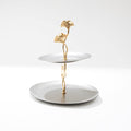 DAZHANG-STAINLESS STEEL 2-TIER PLATE 26X27CM (202107502