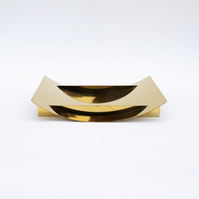 DAZHANG-STAINLESS STEEL BOAT TRAY GOLD 38X28CM (202107518)