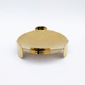 DAZHANG-STAINLESS STEEL FOOTED TRAY GOLD 30CM (202107516)