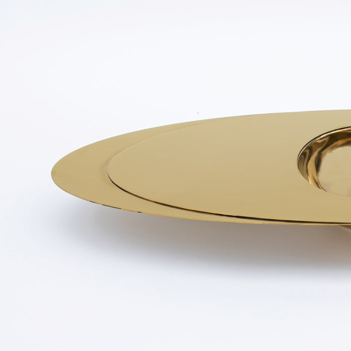 DAZHANG-STAINLESS STEEL TRAY GOLD 50X19X10CM (202107519)