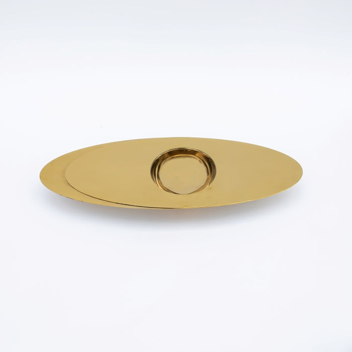 DAZHANG-STAINLESS STEEL TRAY GOLD 50X19X10CM (202107519)