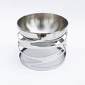 DAZHANG-STAINLESS STEEL TRAY ROUND SLV D26CM H21CM (202107524)