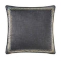 Destiny Blue Square Decorative Throw Pillow 18" x 18" Throw Pillows By J. Queen New York
