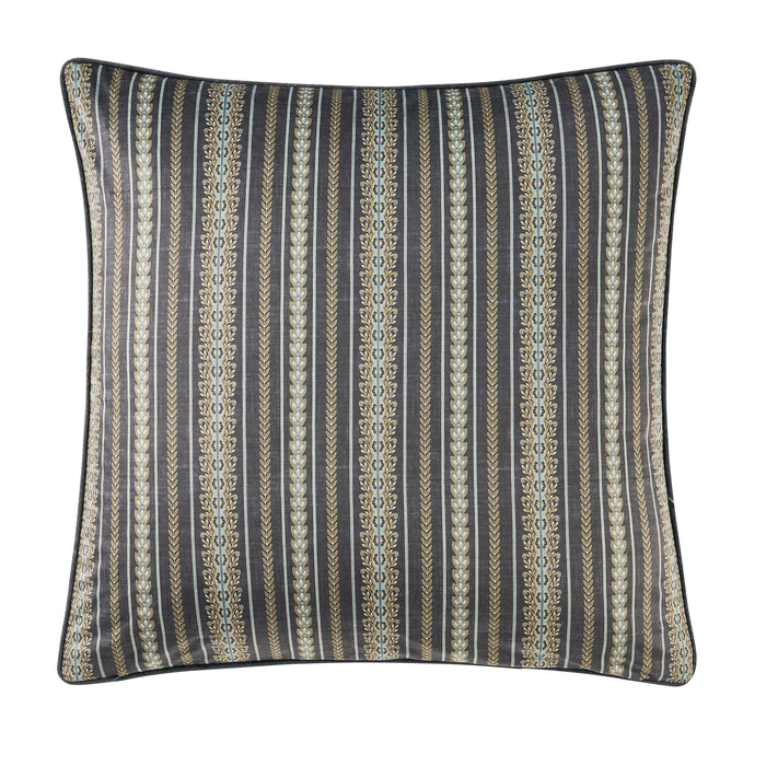 Destiny Blue Square Decorative Throw Pillow 18" x 18" Throw Pillows By J. Queen New York