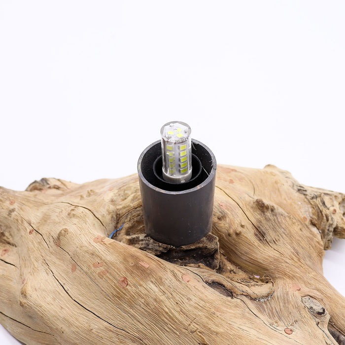 DriftGlow Lamp Cotton Luna Ivory Shade