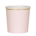 pastel pink tumbler paper cup