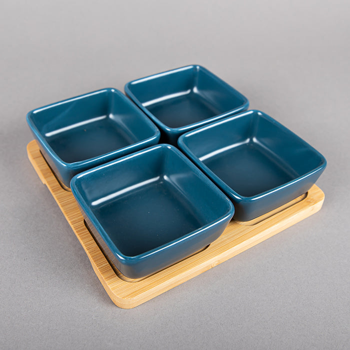 ENTERTAINER SET OF 4 BOWL NAVY (202044366)