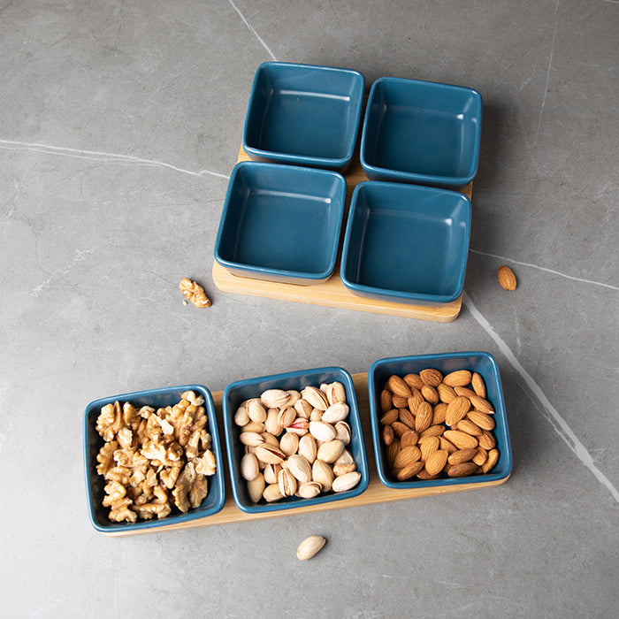 ENTERTAINER SET OF 4 BOWL NAVY (202044366)