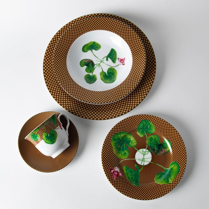 EVER NICE PORCELAIN 20PCS DINNER SET BROWN (202029138)