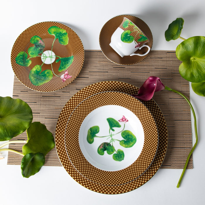 EVER NICE PORCELAIN 20PCS DINNER SET BROWN (202029138)