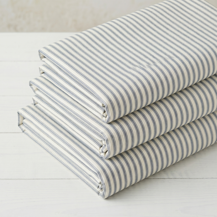 Ticking Stripe Berlin Blue