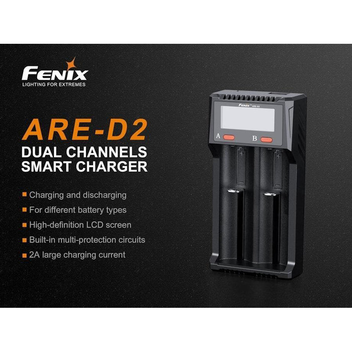 Fenix ARE - D2 USB Smart Multi Charger / Power Bank - Hill and Dale Outdoors