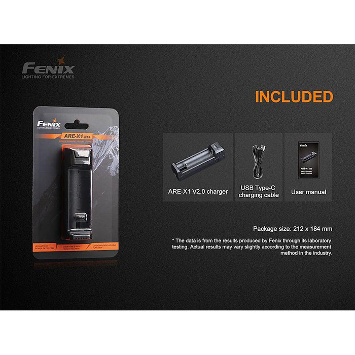 Fenix ARE - X1 V2.0 Battery Charger/Portable Power Bank Kit - Hill and Dale Outdoors