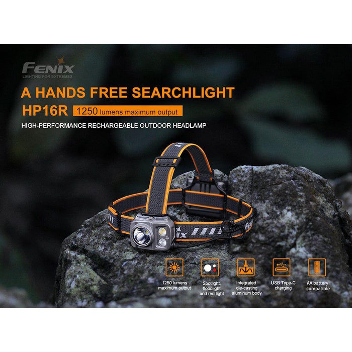 Fenix HP16R Multi Beam Outdoor Headtorch - Hill and Dale Outdoors