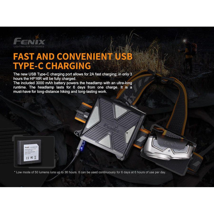 Fenix HP16R Multi Beam Outdoor Headtorch - Hill and Dale Outdoors