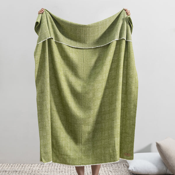 Lands Downunder Fern Sutton Plaid Throw