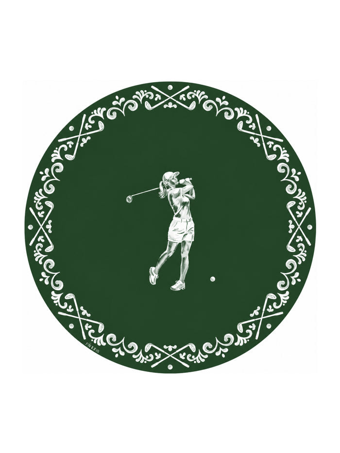 Forest Golf Dessert Jasperware Paper Plate - 8 pack