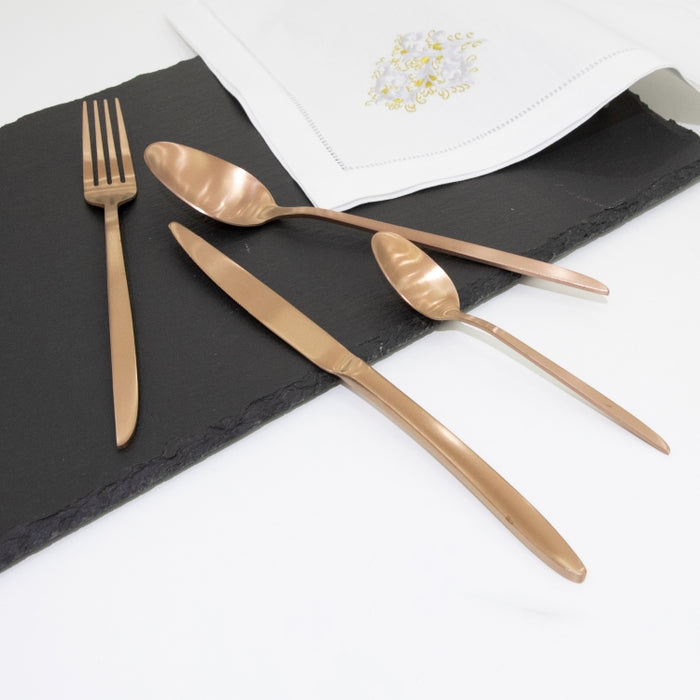 FOSUNY-24PCS CUTLERY SET MAT COPPER (202061243)