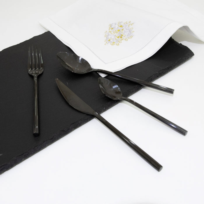 FOSUNY-24PCS CUTLERY SET SHINY BLACK (202061244)