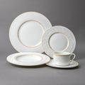 FOSUNY-FINE BONE 20PCS DINNER SET WHITE/GOLD (202029260)