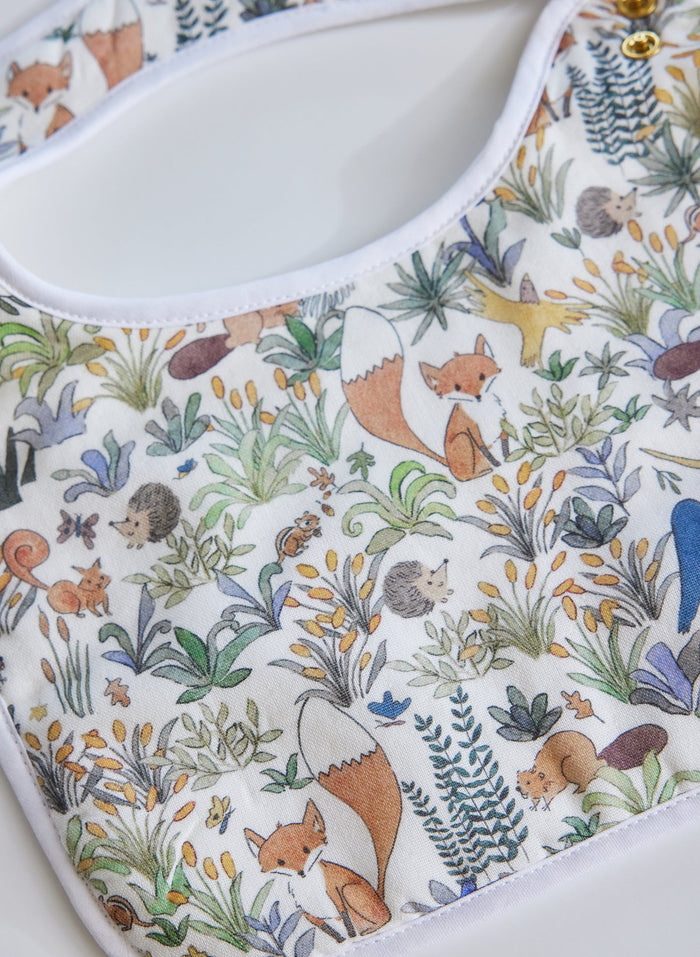 Timo & Violet Foxy Forest Bib