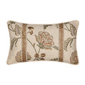 Garden Grove Apricot Boudoir Decorative Throw Pillow 21" x 13" Throw Pillows By J. Queen New York